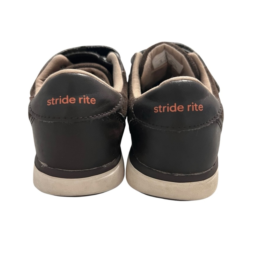 Stride Rite Sz 1M Boys Made 2 Play Cory Brown & Tan Sneakers Athletic Shoes - Picture 4 of 7